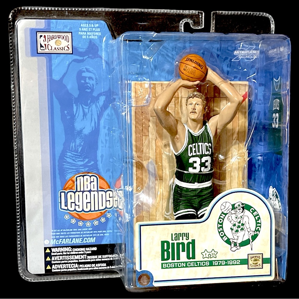 2005 McFarlane NBA Legends LARRY BIRD Boston Celtics Hardwood Classics Figure